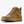 Tan high-top safety shoe on a white background