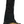 Black and brown boot that has a black leg gaiter that is hooked around the bottom of the boot.