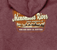 Wind Rose North Menominee River Special Blend Hoodies