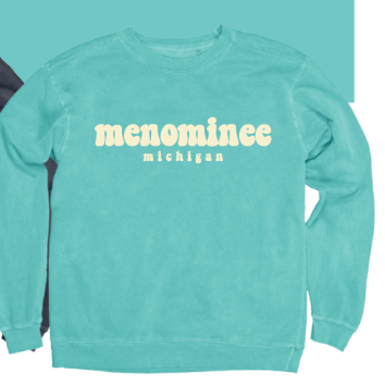 Menominee Michigan Crew Sweatshirt