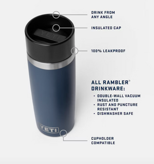 Yeti Rambler 16 oz Travel Bottle