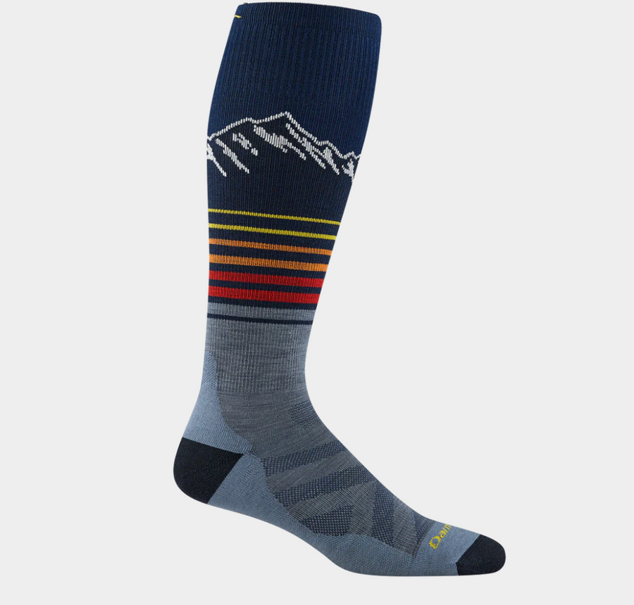 Men's Steep Lines Over-the-Calf Lightweight Ski & Snowboard Socks (8052)