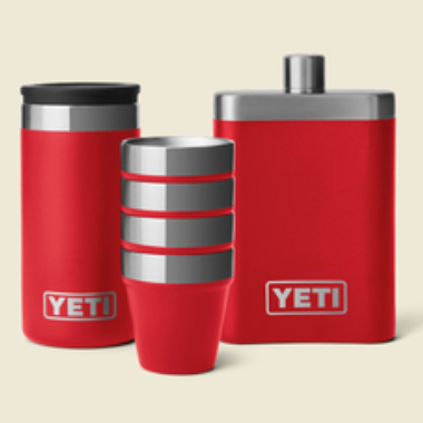 Yeti Flask & Shot Glass Bundle