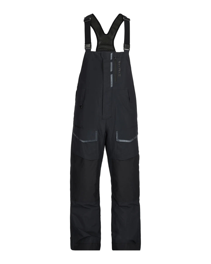 Black Simms Challenger Insulated bib overalls on a white background