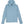 Light blue long-sleeve hoodie on a white background