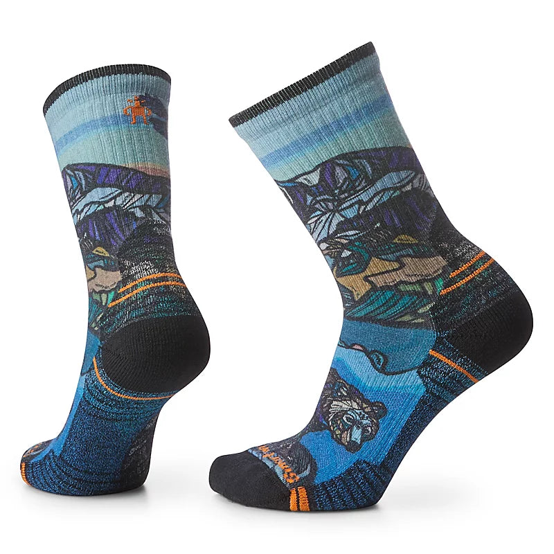 Smartwool Women's Hike Light Cushion Icy Range Print Crew Socks (SW00198)