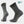 Grey socks against a white background.