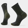 Dark green and Dark grey socks against a white background.