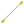Hi vis green kayak paddle with a black shaft with a brand logo on the paddle portion.