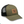 Olive green and black hat with a brown leather Vortex logo patch on the front against a white background.