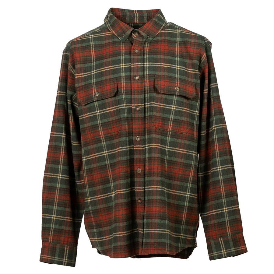 Woolly Dry Goods Men's Flannel Button Down 7 OZ
