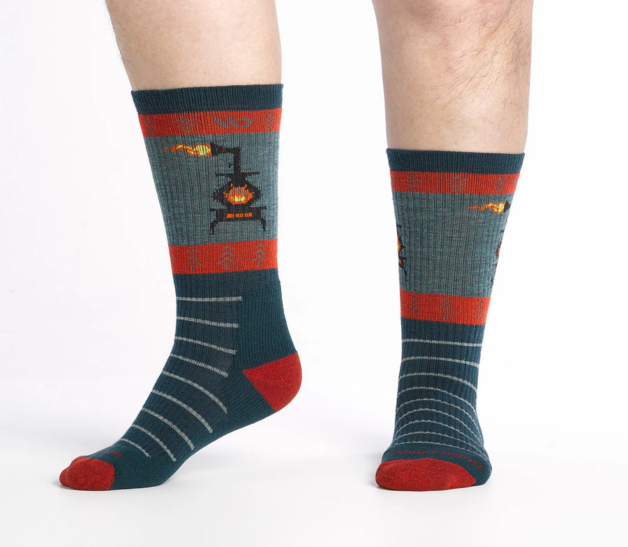 Wide Open Men's Stoked Cushioned Crew Socks (9006)