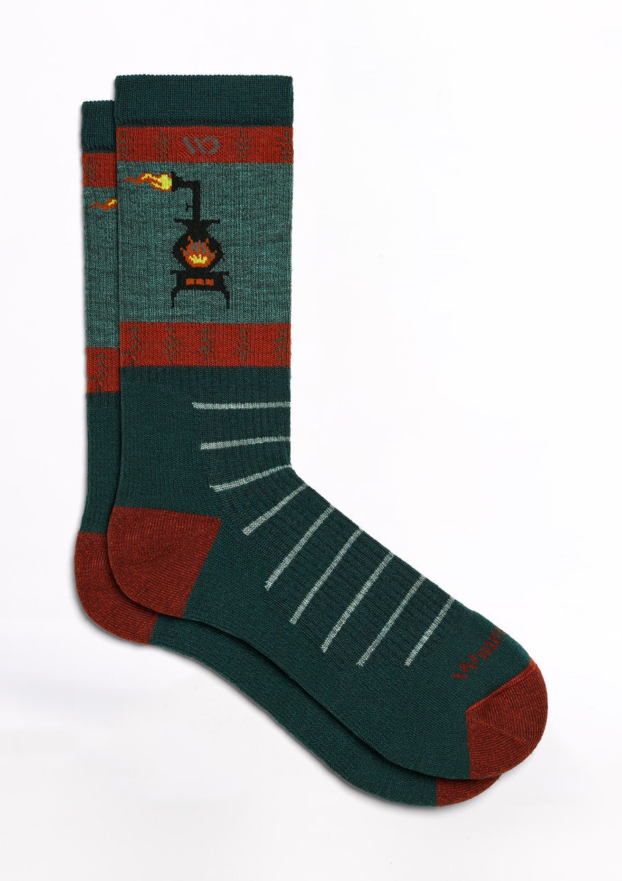 Wide Open Men's Stoked Cushioned Crew Socks (9006)