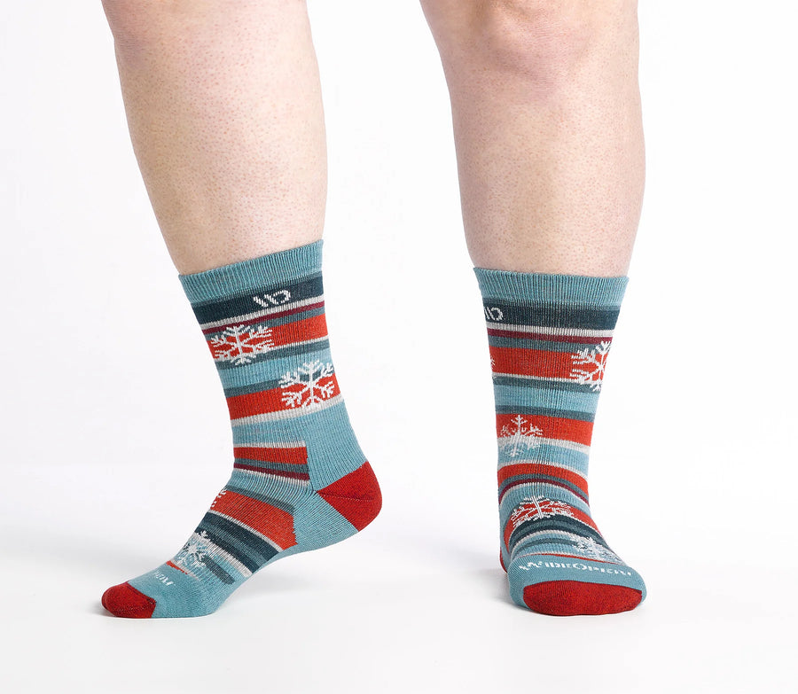 Wide Open Women's Sparkle Cushioned Crew Socks (9505)
