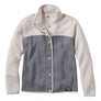 LL Bean Women's Airlight Snap Front Jacket, Colorblock (527201)