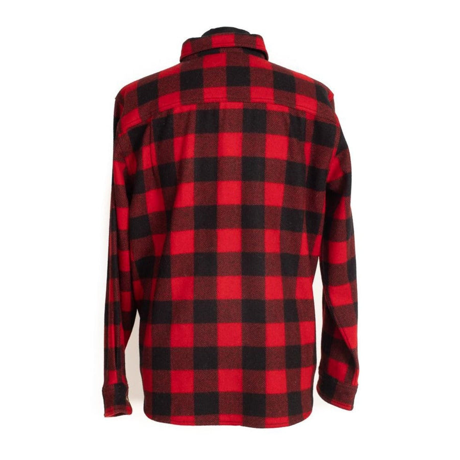 Woolly Men's Check TALL Washable Wool Shirt (WS03T)