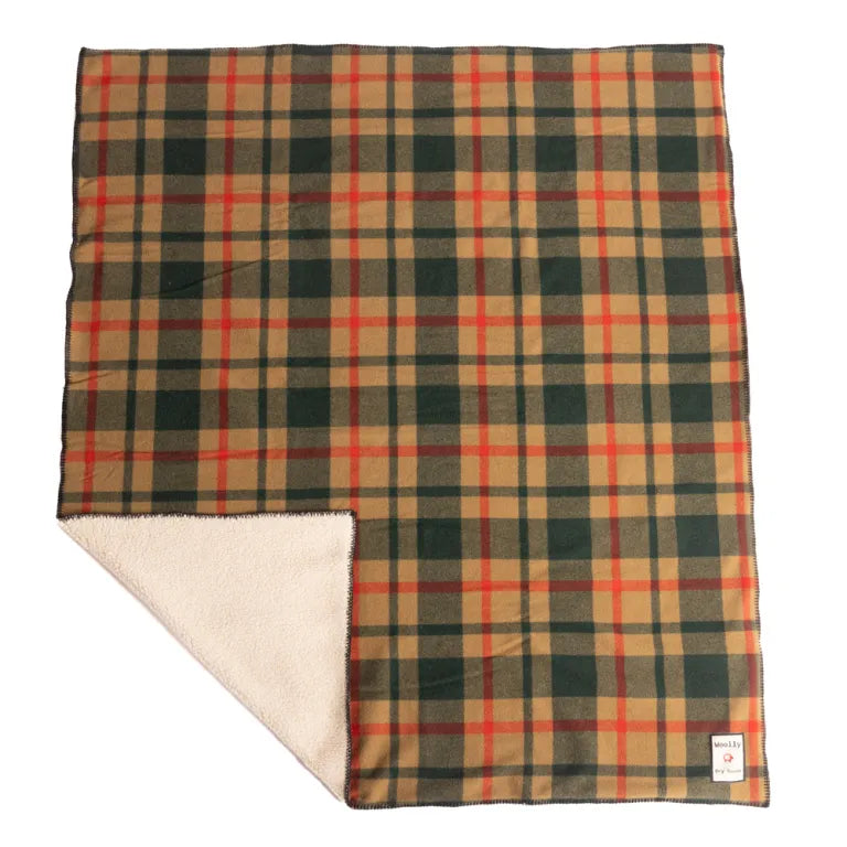 Woolly Sherpa Backed Blanket