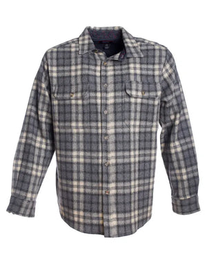 Woolly Dry Goods Men's Vintage Washable Wool Shirt 7oz (WS07R)