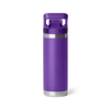 Purple Yeti bottle with Yeti raised at the bottom of the bottle.