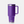 Large purple bottle with a handle that has the Yeti logo on the bottom of the cup against a white background.