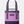 A light purple tote bag with dark purple accents with a Yeti logo on the front that is dark purple and light purple.