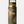 Olive green bottle with different birds all over it and orange accents on the cap.