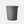 Grey cup holder against a white background.