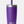 Purple cup with a Purple straw and the Yeti logo on the front at the bottom.