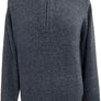 Woolly Dry Goods Men's Lambswool Solid Quarter Zip Sweater
