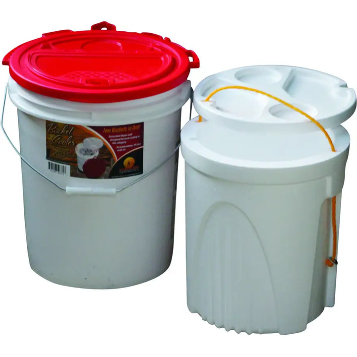 Challenge Plastics Bucket Cooler, 2 Buckets in 1