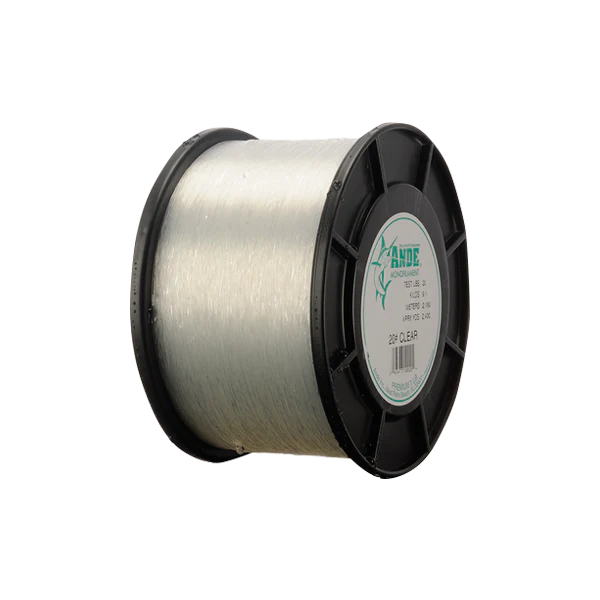 Ande Premium 30# Clear Monofilament Spool Size 1