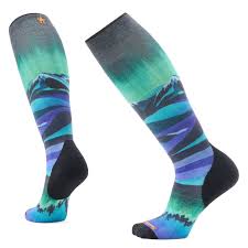 Smartwool Women's Ski Compression Print Over The Calf Socks (SW002484)