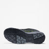 The bottom of a shoe with Timberland PRO logo on the sole against a white background. 