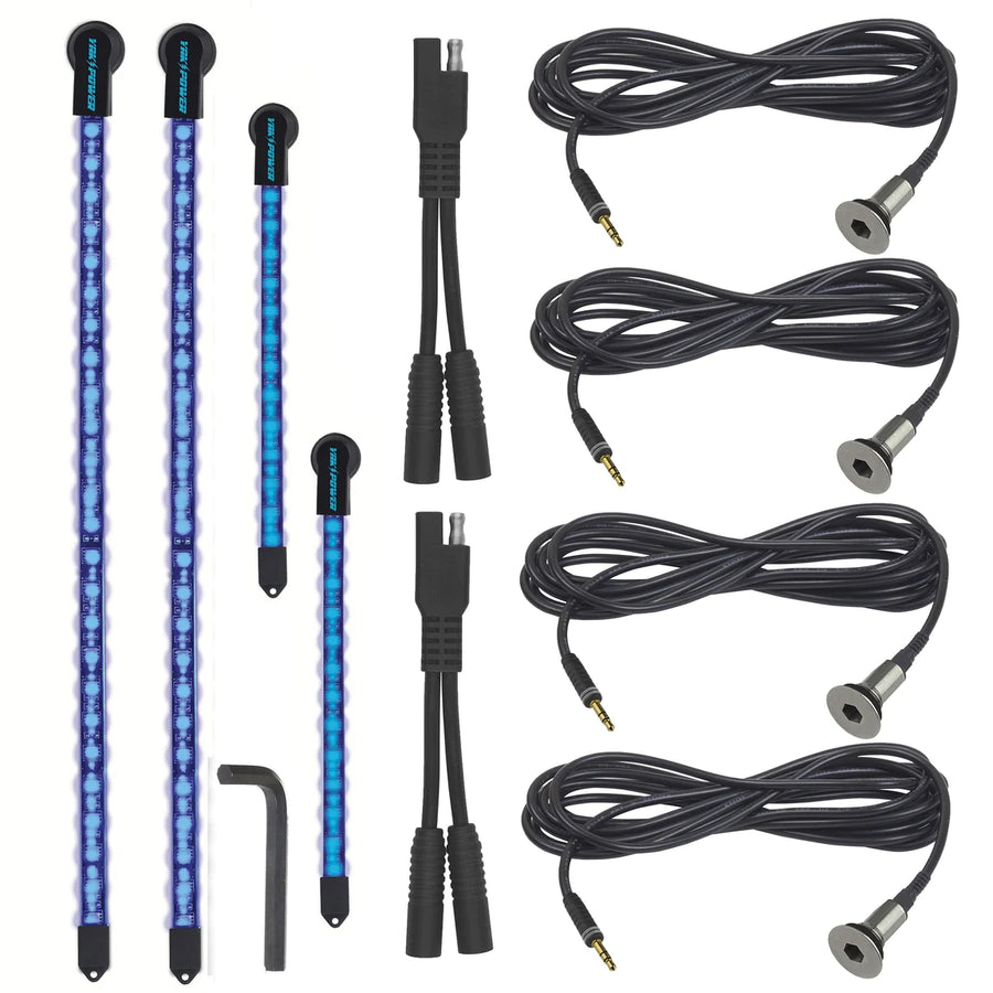 YAK POWER Complete LED Light Kit, 4-Piece (YP-LEDK-B4)