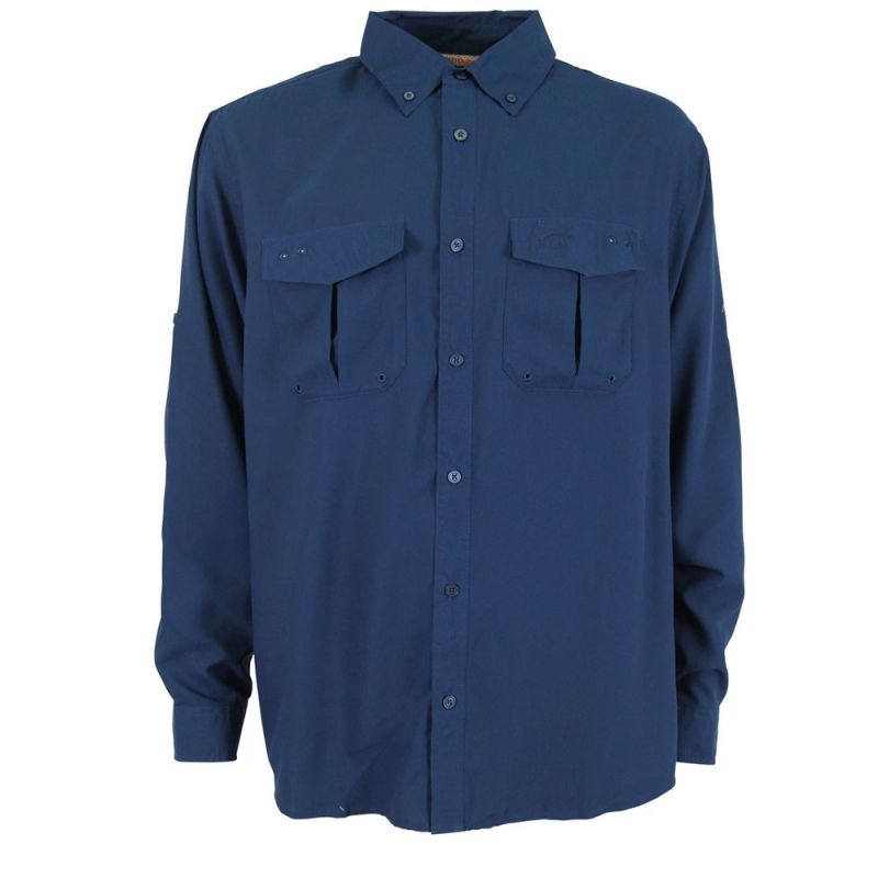 Aftco Men's Rangle Vented Long Sleeve button up