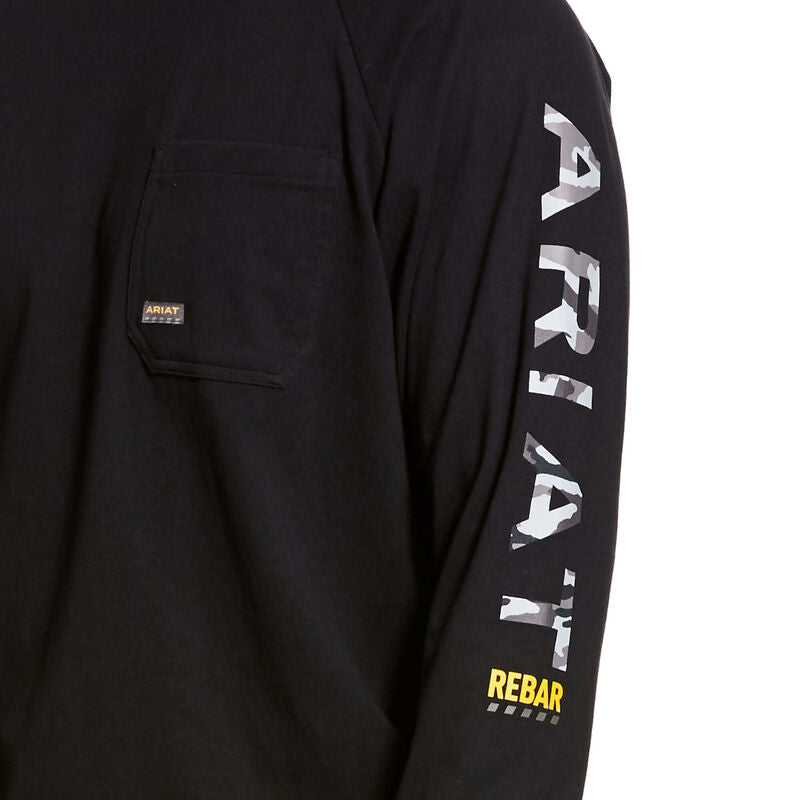 Ariat Men's Rebar Cotton Strong Graphic Long-Sleeve T-Shirt