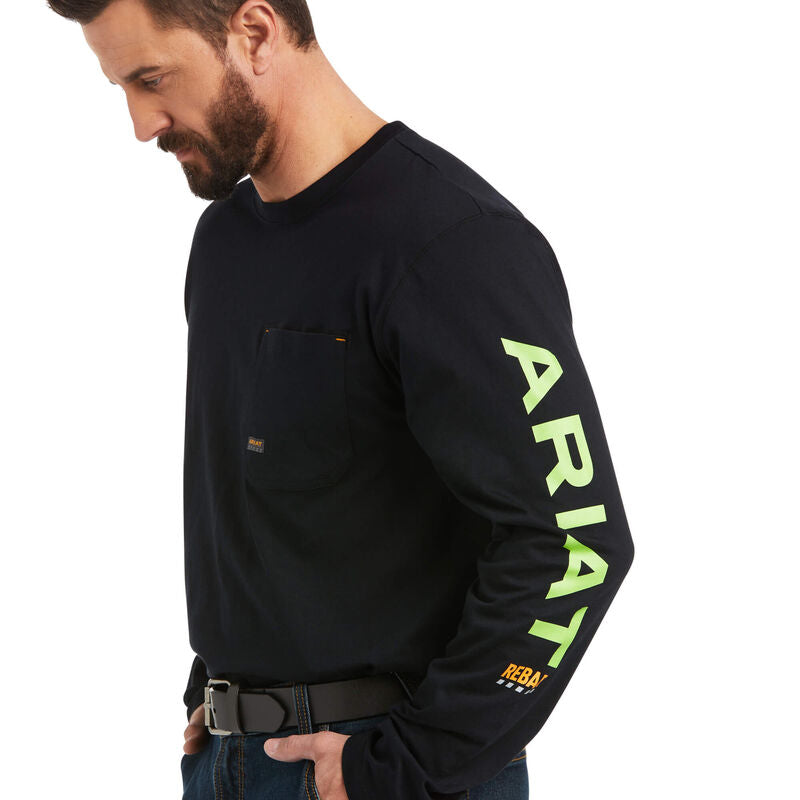 Ariat Men's Rebar Workman Logo Long-Sleeve T-Shirt