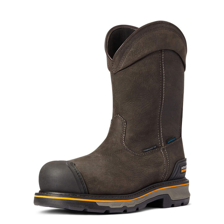 x Ariat Men's Stump Jumper Pull-On Waterproof Composite Toe Work Boot (10038282)
