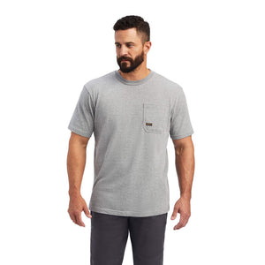 Ariat Men's Rebar Cotton Strong Dog Tags SS T-Shirt (10039148)
