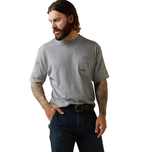 Ariat Men's Rebar Cotton Strong American Outdoor SS T-Shirt (10043828)