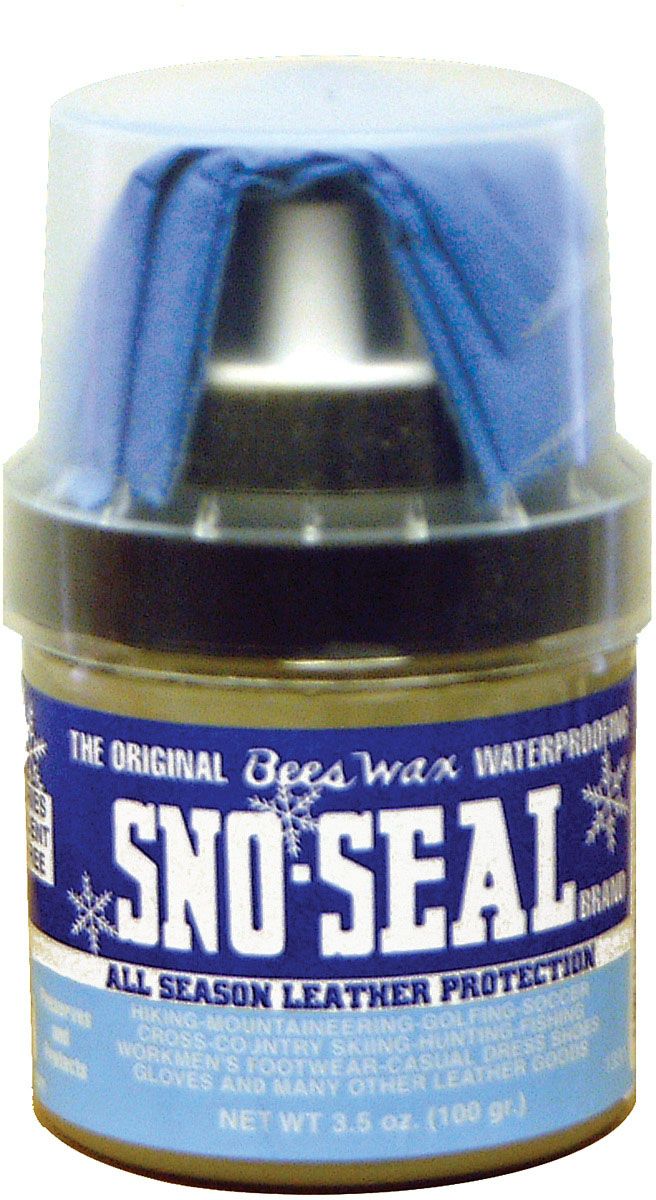 Sno-Seal One Step Polish and Waterproofing 4oz Jar with Applicator