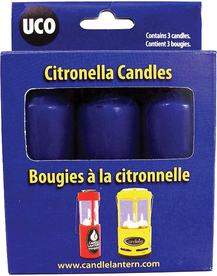 UCO CITRONELLA CANDLE 3PK