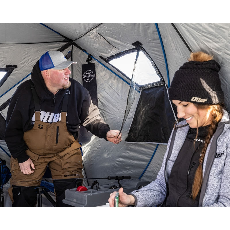 otter tent Otter Vortex Pro Lodge Thermal Hub Ice Shack – Wind Rose North Ltd. Outfitters