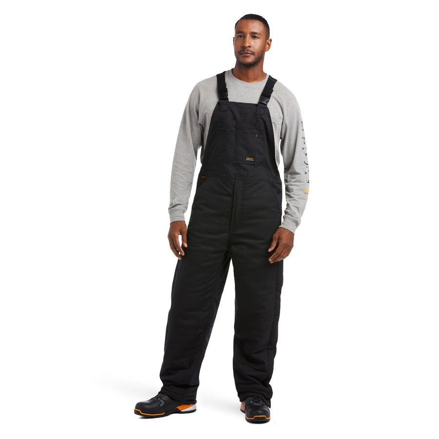 Ariat Men's Rebar Stretch DuraCanvas Insulated Boot Cut Bib-Ariat-Wind Rose North Ltd. Outfitters