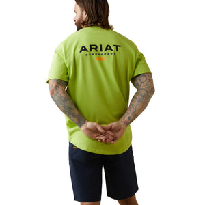 Ariat Men's Rebar Cotton Strong Logo SS T-Shirt (10043487)