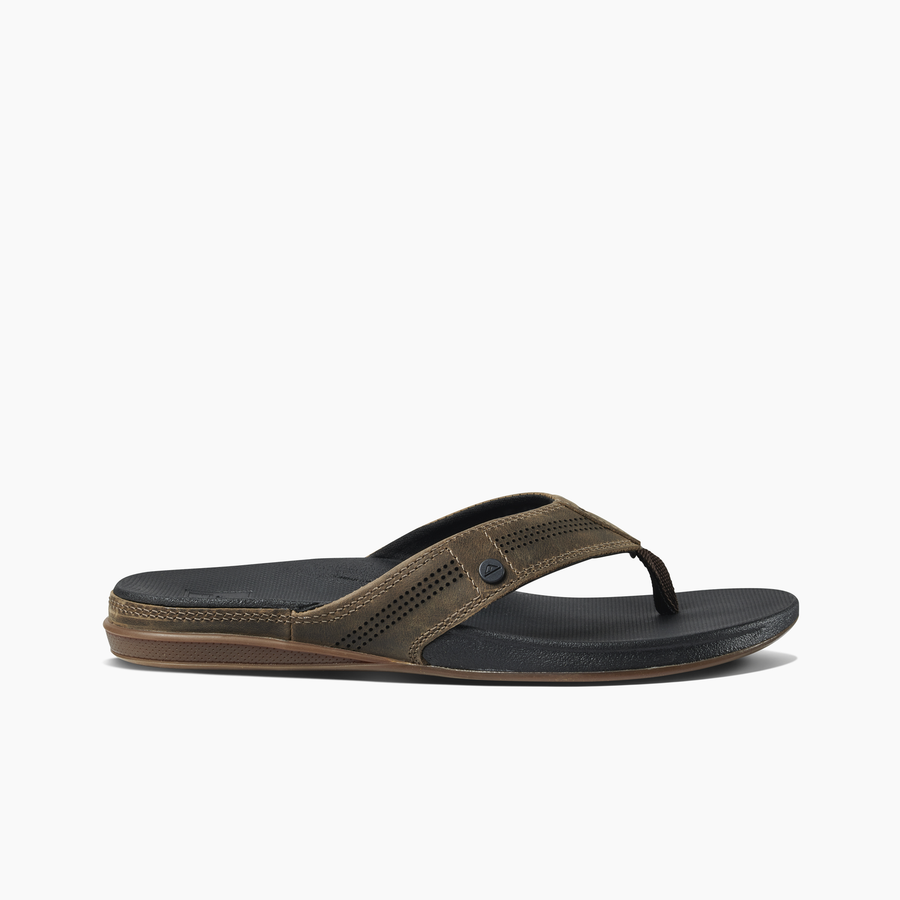 x Reef Men's Cushion Lux Comfort Leather Sandals