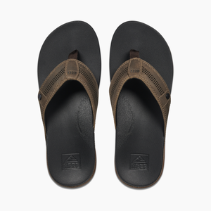 x Reef Men's Cushion Lux Comfort Leather Sandals