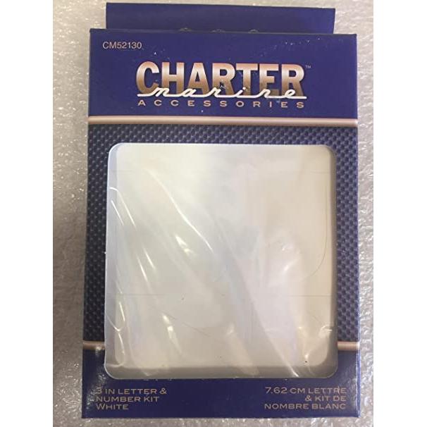 Charter Marine 3 inch Letter and Number Kit-Charter-Wind Rose North Ltd. Outfitters
