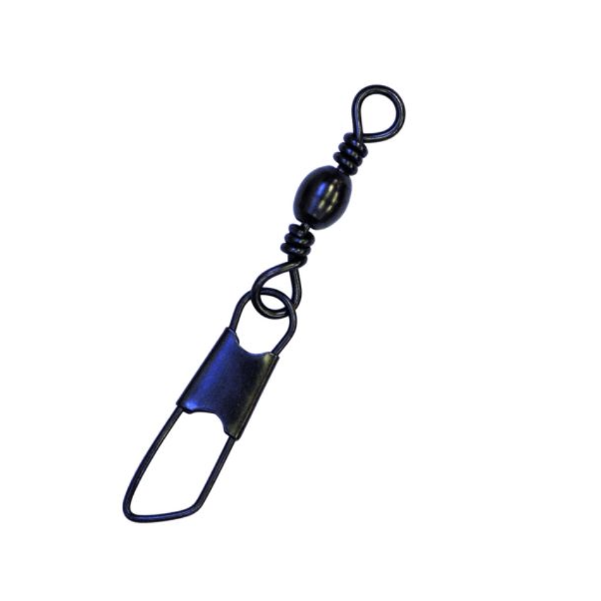 Eagle claw barrel swivel w/ Safety snap-Eagle Claw-Wind Rose North Ltd. Outfitters