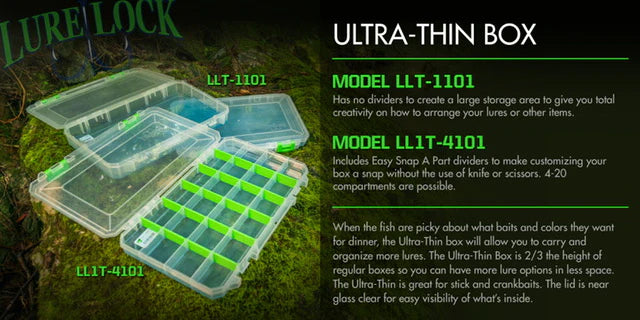 Lure Lock Ultra Thin Box with TakLogic Technology (LL1T)
